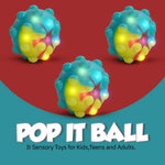 Baybee Pack of 3 Pop It Lighting Ball Fidget Sensory Stress Balls Toys for Kids Adults BAYBEE