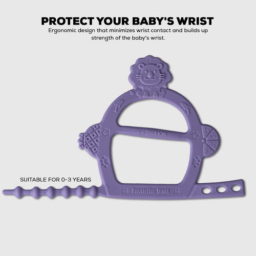 Baybee Silicone Baby Wrist Teether, BPA Free 100% Food Grade Silicone Teether for Babies BAYBEE