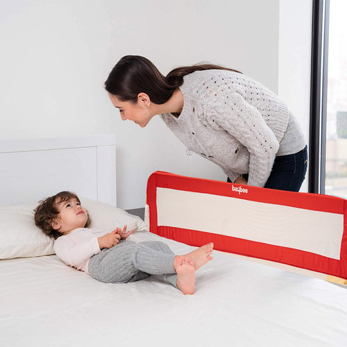 BAYBEE Bed Rail Guard Height Adjustable Barrier for Baby - 180 x 42 cm BAYBEE
