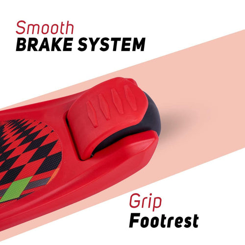 Baybee Speed Force 3 Wheel Kids Skate Scooter with Flashing LED PU Wheels BAYBEE