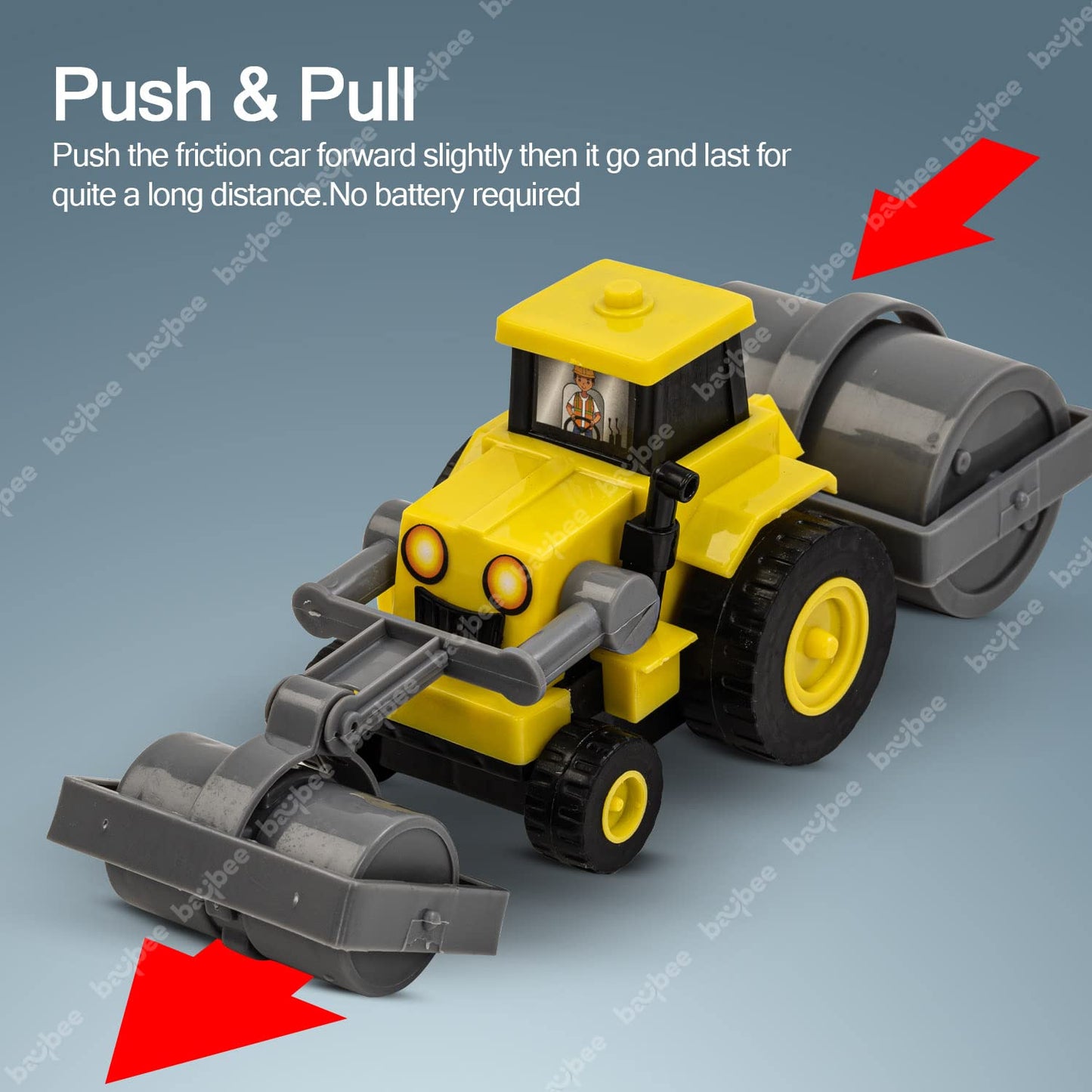 Baybee Road Roller Construction Toys For Kids, Engineer Construction Vehicle Toy