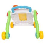 BAYBEE 2 in 1 Sit-to-Stand Learning Push and Pull Activity Walker for Baby, 1 Year