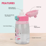 Baybee Bamboo Sipper Water Bottle with Straw for Kids Leak Proof (550ml) BAYBEE