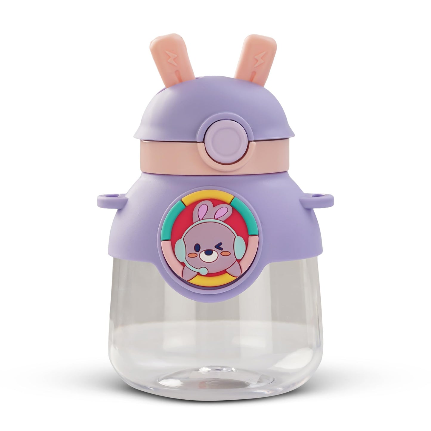 Baybee Bubbly Baby Sipper Water Bottle with Soft Silicone Straw and Adjustable Strap BAYBEE