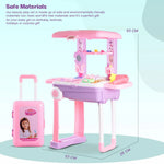Baybee Pretend Play Fashion 3 in 1 Beauty Makeup Kit with Dressing Table Set Toys for Kids BAYBEE