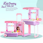 Baybee Pretend Play Fashion 3 in 1 Beauty Makeup Kit with Dressing Table Set Toys for Kids BAYBEE