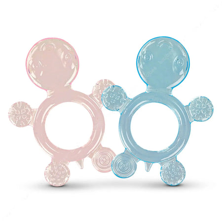 Baybee Natural Silicon Teether for Babies Non-Toxic Food Grade & BPA-Free (Pack of 2) Baybee India