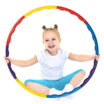 Baybee Detachable Hula Hoop for Kids Adults, Fitness Hoola Hoop Rings for Kids with 8 Interlockable Piece, Adjustable Size | Hula Hoop for Women Excersie