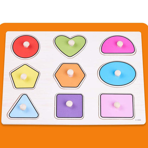 BAYBEE Wooden Puzzle for 24 to 48 Months, Multicolour BAYBEE