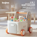 Baybee 4-in-1 Baby Walker & Kids Ride-On Smooth-Rotation Wheels Baybee India