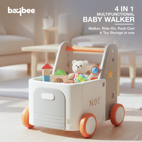 Baybee 4-in-1 Baby Walker & Kids Ride-On Smooth-Rotation Wheels Baybee India