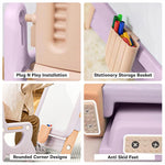 Baybee Kids Magnetic Drawing Board with Whiteboard & Storage Tray BAYBEE