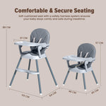 Baybee 2-in-1 Convertible Baby High Chair Baybee India