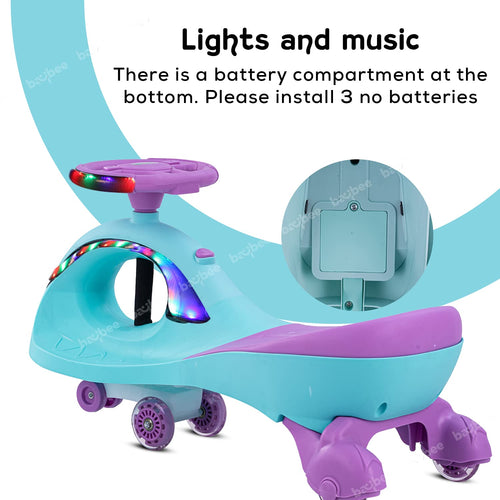 Baybee Roadmaster Swing Magic Ride ons Cars for Kids with PU Wheels BAYBEE