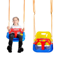 Baybee 3 in 1 Adjustable Baby Swing Chair for Kids with High Backrest, Rope & Safety Support