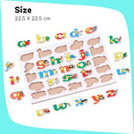 Baybee Wooden A to Z Alphabet Puzzle Board with Knobs BAYBEE