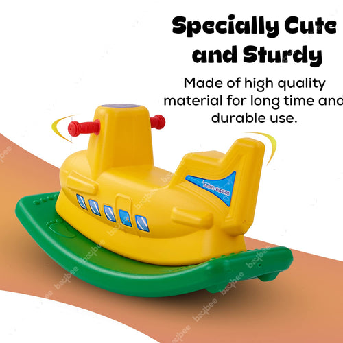 BAYBEE Multicolor Plastic Rocking Chair Horse for Kids BAYBEE