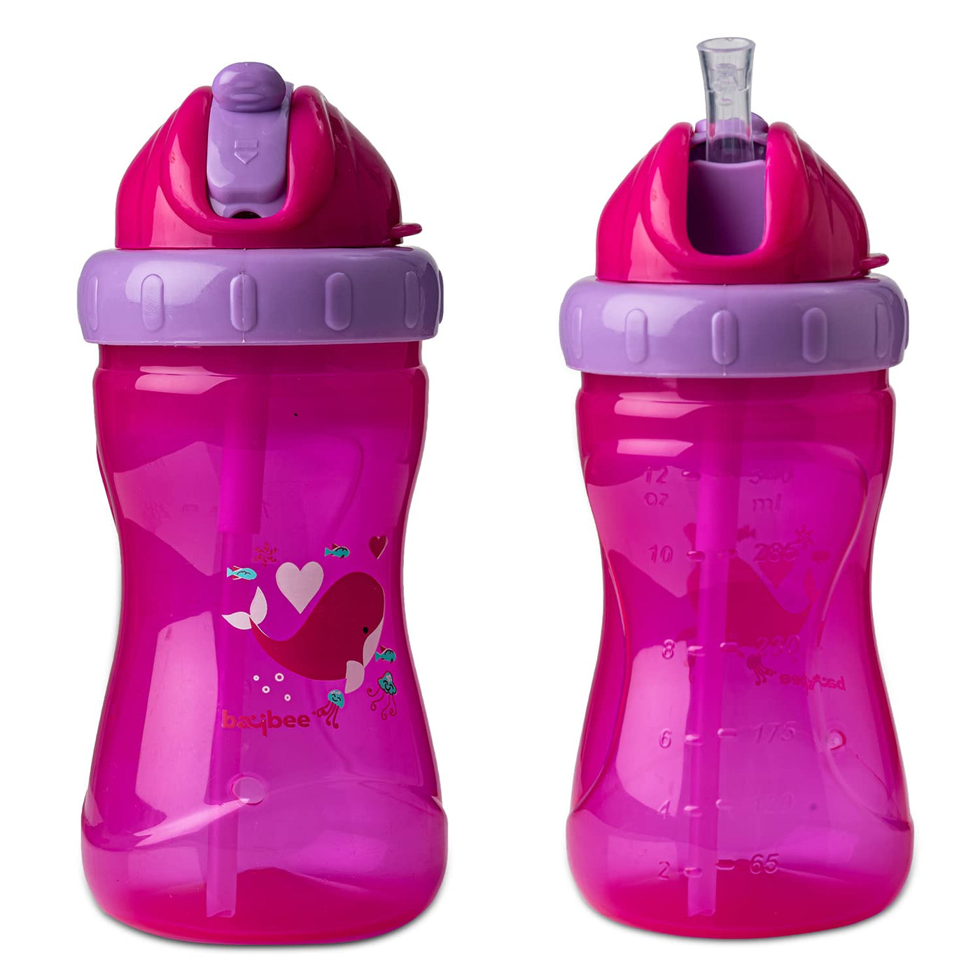 Baybee 340ML Silicone Sippy Bottle for kids Months to Years