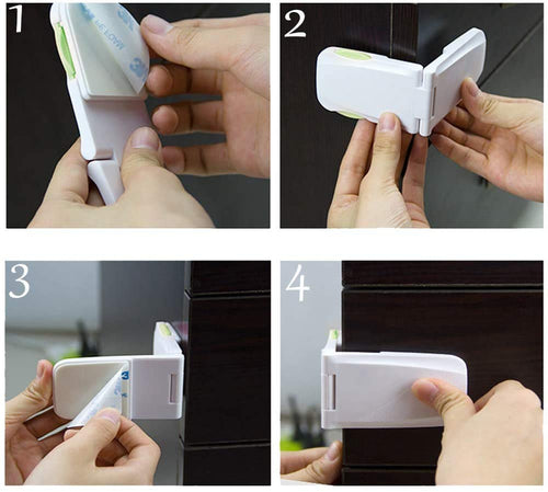 Baybee Baby Safety Products Door Drawer Stopper for Child Proofing Kids Protector Gate Lock for Babies BAYBEE