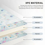 Baybee Sea Theme Baby Double Sided Play Mat Foldable Crawling Mat Size W-180cm X H-200 cm - Assorted Themes BAYBEE