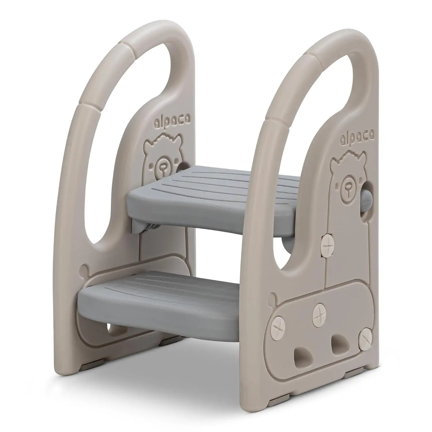 Baybee Toddler Step Stool for Kids 2-Step Stepping Ladder with Handles