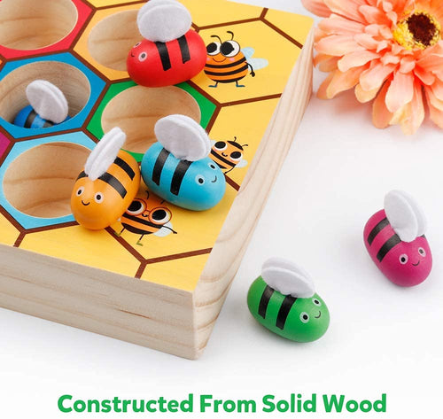 Baybee Wooden Bee Instect Catching Sorting Puzzle for Kids BAYBEE