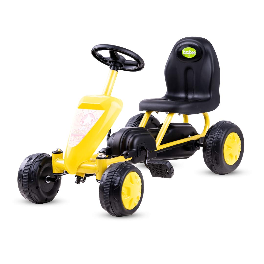 Baybee Mini Cruiser Pedal Go Kart Racing Ride On Toy Car For Baby With –  Baybee India