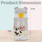 Baybee Bamboo Sipper Water Bottle with Straw for Kids Leak Proof (550ml) BAYBEE