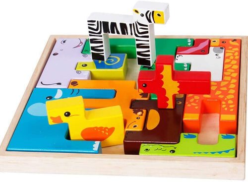 BAYBEE Wildlife Jigsaw Puzzle for 3-6 Years, Multicolour BAYBEE