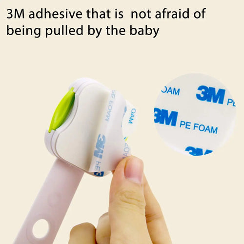 Baybee Baby Safety Locks for Drawers Child Safety Baby Proof Adhesive Lock 4 pcs Baybee India