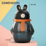 Baybee Drinking Water Bottle for School Kids with Adjustable Strap & Carry Handle (600ml) BAYBEE