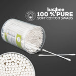 Baybee 300 Pcs Baby Cotton Swab Ear Buds Cleaner, Safe & Hygienic for Babies (Pack of 3) BAYBEE