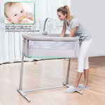 BAYBEE Cradella Cradle for Baby Cot with Adjustable Height, Portable & Mosquito Net