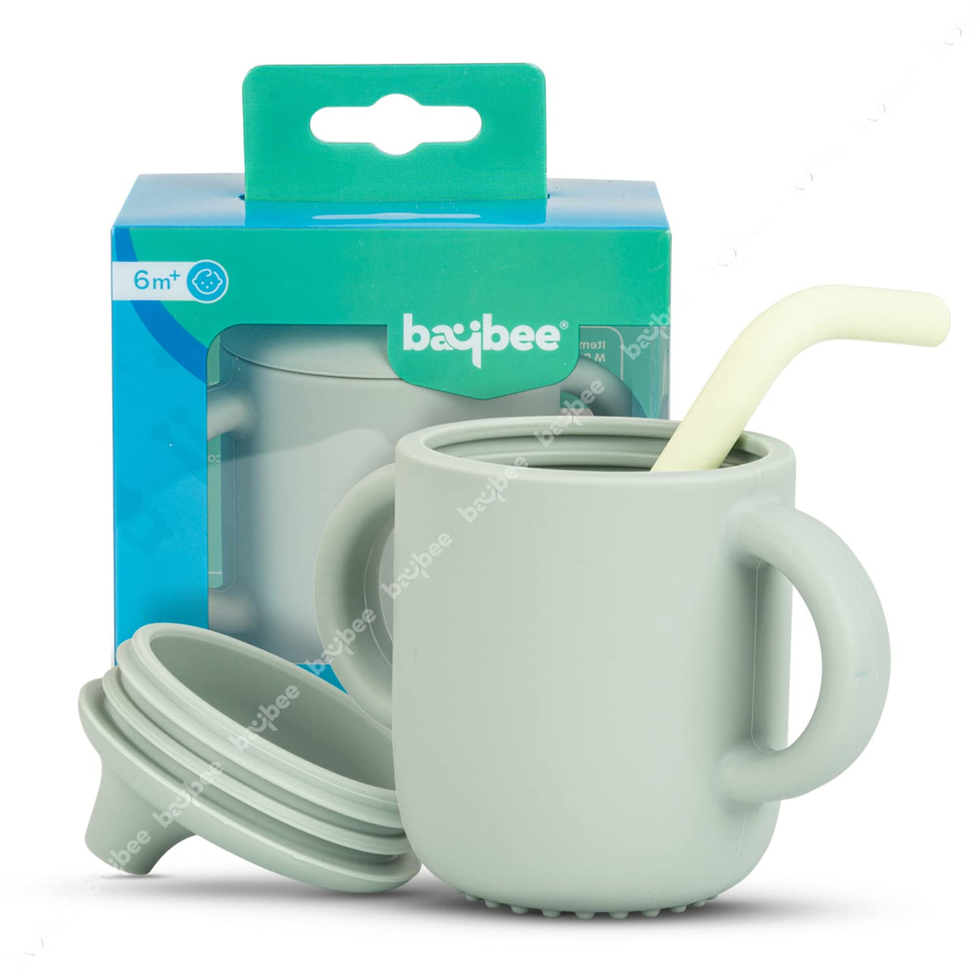 BAYBEE Baby BPA-Free Silicone Sipper Cup Drinking Training Anti