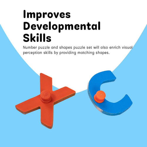 Baybee ABCD Wooden Alphabets Puzzle Games for Toys with Picture for Kids Learning BAYBEE