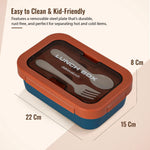 Baybee Kids Lunch Box for School with Spoon & Fork (800ml) BAYBEE