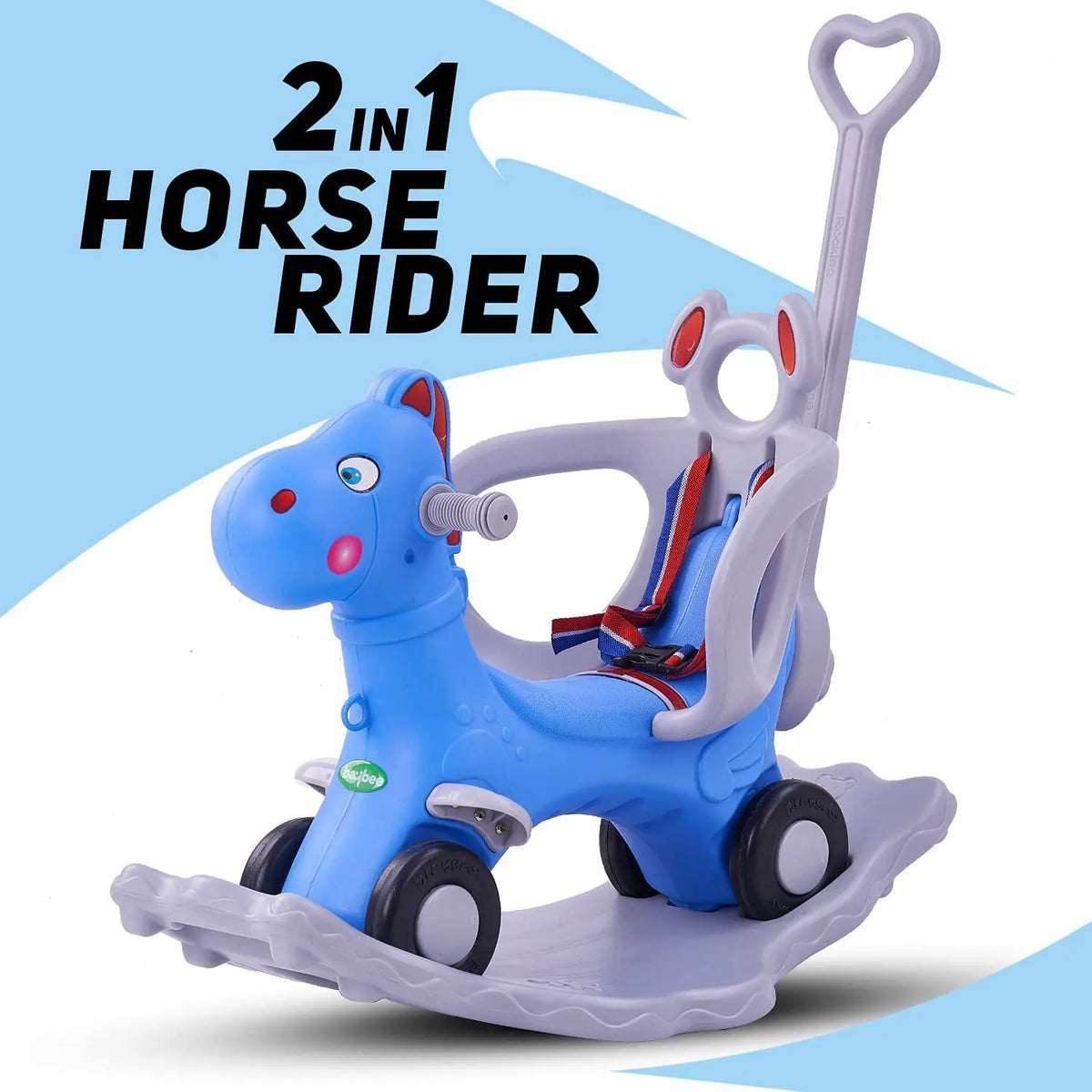 Baybee 3 in 1 Baby Horse Rider Ride on Toy Car for Kids BAYBEE
