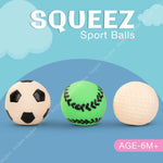 Baybee Mini Sports Squeeze Soft Rubber Balls for Toddlers & Kids BAYBEE