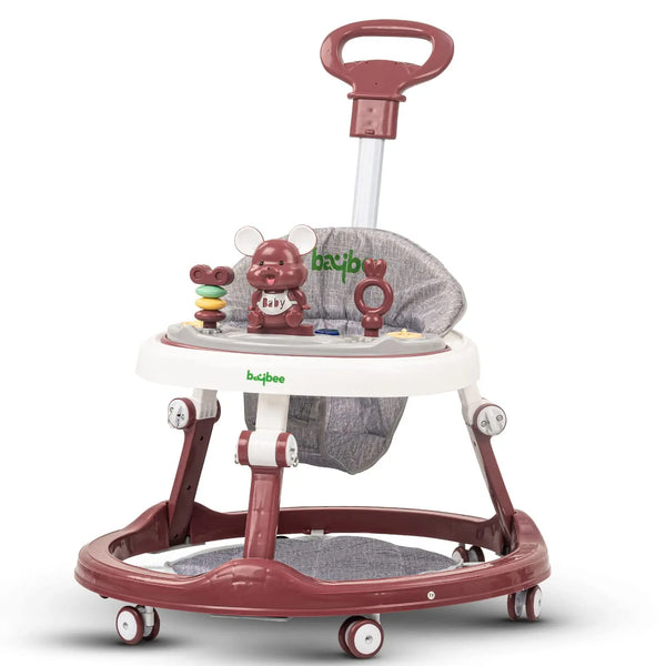 Baybee Gypsy Baby Walker for Kids, Round Kids Walker with Parental Push Handle