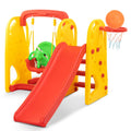 Baybee Jumbo Garden Swing & Slider for Kids | Plastic Baby Slide Cum Swing Combo with Baby Basket Ball Toy BAYBEE