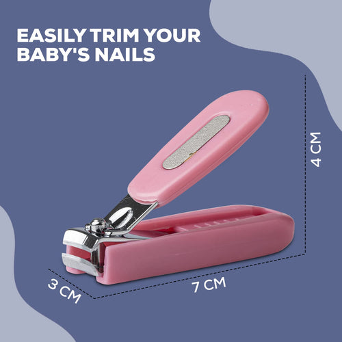 Baybee Baby Nail Clipper, Safety Nail Cutter for New Born Babies - Pack of 2 BAYBEE