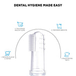 Baybee Silicone Baby Finger Toothbrush, Food Grade Silicon Kids Toothbrush (Pack of 2) BAYBEE