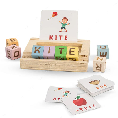Baybee Alphabet Puzzle for Kids Alphabet Spelling & Reading Words with Flash Cards BAYBE