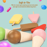 Baybee Wooden Ice Cream Shop pretend play toys for Kids. Baybee India