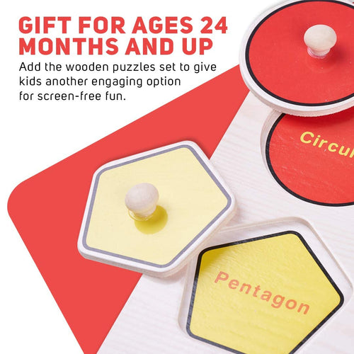 BAYBEE Wooden Puzzle for 24 to 48 Months, Multicolour BAYBEE