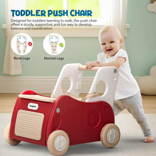 Baybee 4-in-1 Push Walker & Shopping Cart for Baby with Ride-On Mode BAYBEE