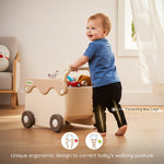 Baybee 2-in-1 Baby Shopping Cart Ergonomic Push Walker to Prevent Bow Legs Baybee India