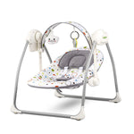Baybee Elora Automatic Electric Baby Swing Cradle with 3 Point Safety Belt & Removable Baby Toys BAYBEE