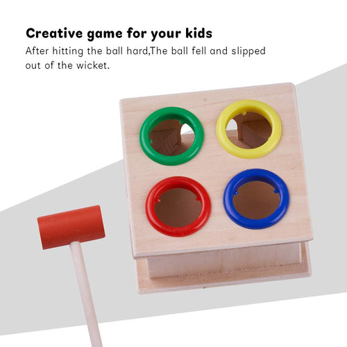 Baybee Wooden Hammer Case Toy Knock Pounding Bench for Kids BAYBEE