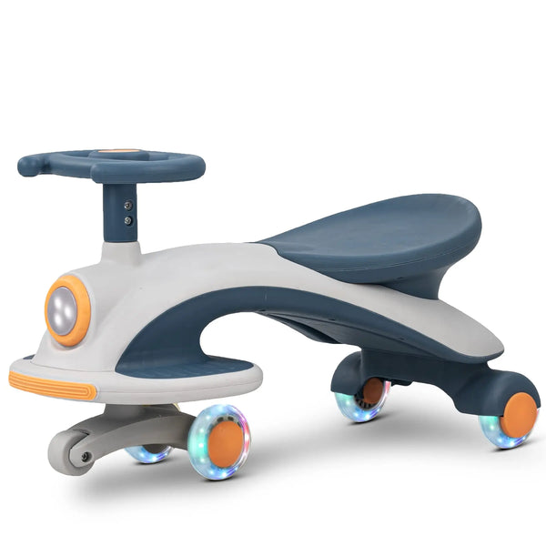 Baybee Aero Twister Magic Swing Ride on Toy Cars for Kids with PU Led Wheels